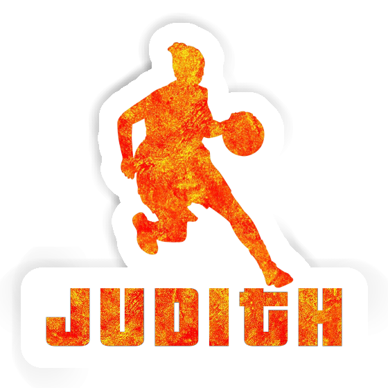 Basketballspielerin Aufkleber Judith Notebook Basketballspielerin Aufkleber Judith Notebook Image