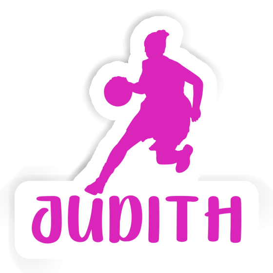 Basketballspielerin Aufkleber Judith Notebook Basketballspielerin Aufkleber Judith Notebook Image