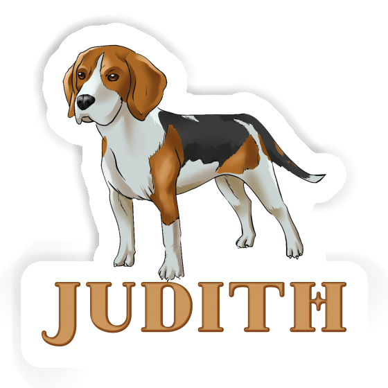 Sticker Beagle Hund Judith Notebook Sticker Beagle Hund Judith Gift package Image