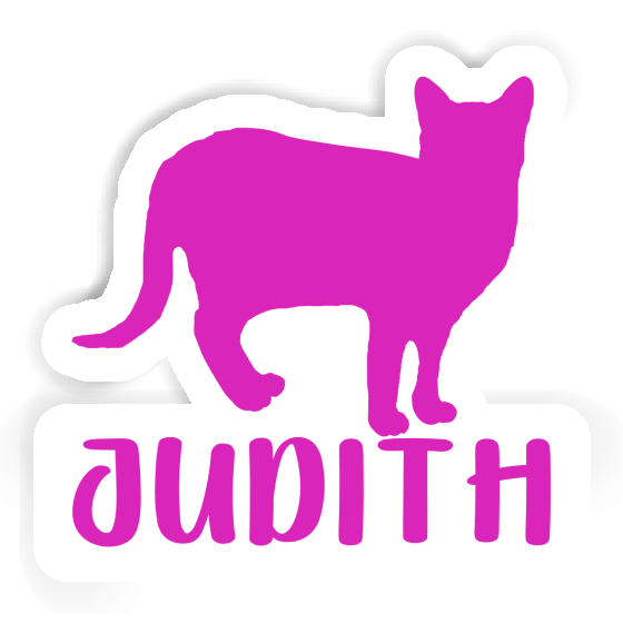 Aufkleber Katze Judith Laptop Image
