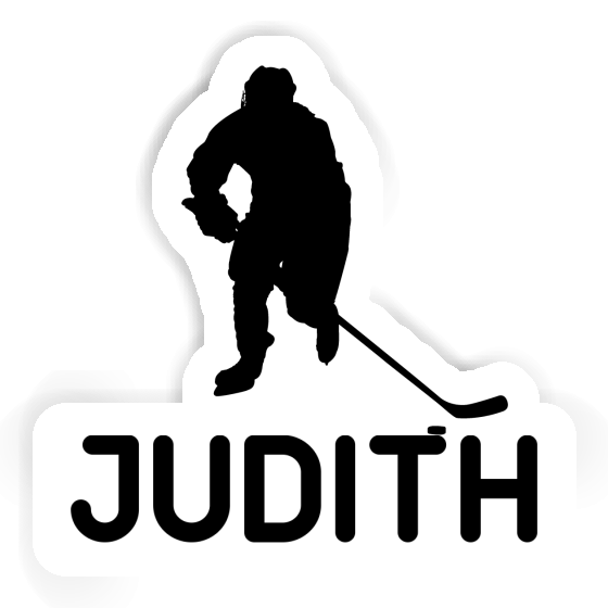 Hockey Player Sticker Judith Laptop Hockey Player Sticker Judith Laptop Image