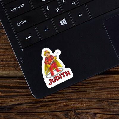 Sticker Firefighter Judith Notebook Image