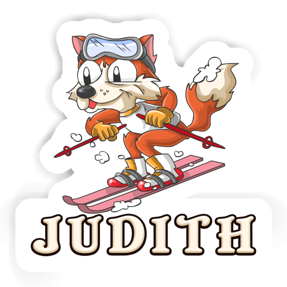 Skifahrer Aufkleber Judith Notebook Skifahrer Aufkleber Judith Notebook Image