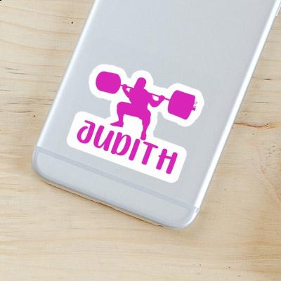 Aufkleber Judith Gewichtheberin Notebook Aufkleber Judith Gewichtheberin Gift package Image