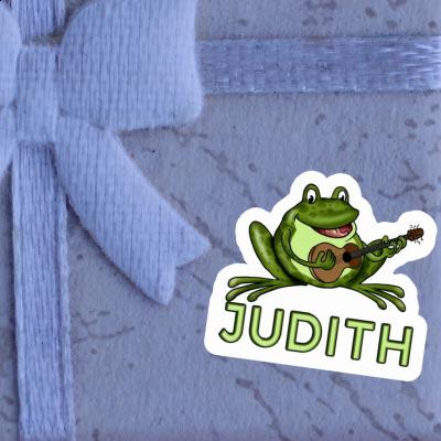 Sticker Gitarrenfrosch Judith Notebook Sticker Gitarrenfrosch Judith Gift package Image