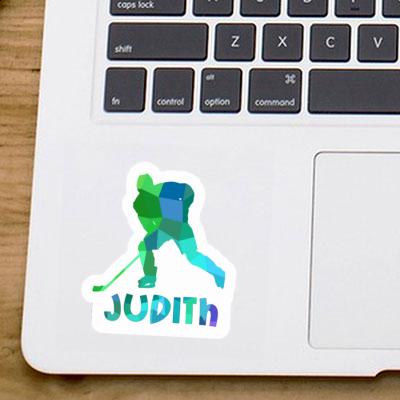 Judith Sticker Hockey Player Notebook Judith Sticker Hockey Player Gift package Image
