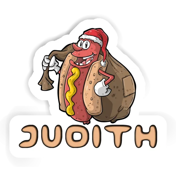 Aufkleber Judith Weihnachts-Hotdog Notebook Aufkleber Judith Weihnachts-Hotdog Gift package Image