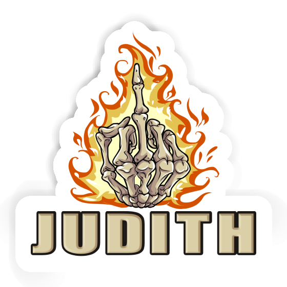 Mittelfinger Sticker Judith Notebook Mittelfinger Sticker Judith Gift package Image