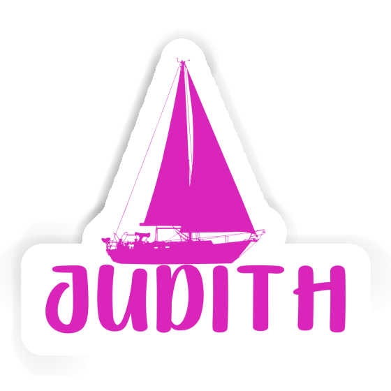Aufkleber Judith Segelboot Laptop Image