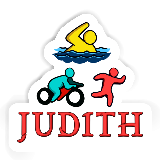 Autocollant Triathlète Judith Image