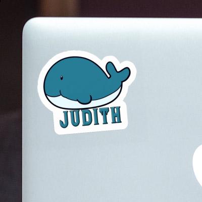 Judith Sticker Whale Fish Notebook Judith Sticker Whale Fish Gift package Image