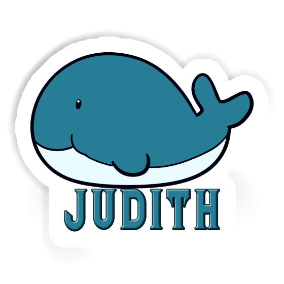 Judith Sticker Whale Fish Laptop Judith Sticker Whale Fish Laptop Image