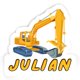 Sticker Excavator Julian Image