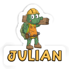 Julian Sticker Construction worker Image
