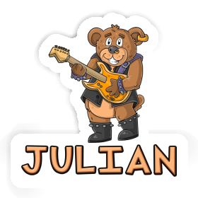 Sticker Guitarist Julian Image