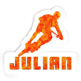 Julian Sticker Biker Image