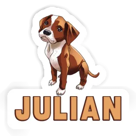 Boxer Sticker Julian Image