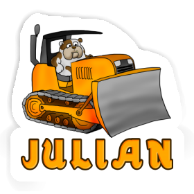 Julian Sticker Bulldozer Image