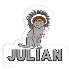 Sticker American Indian Julian Image