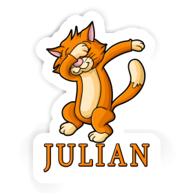 Dabbing Cat Sticker Julian Image