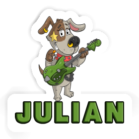 Sticker Guitarist Julian Image
