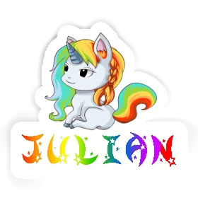 Unicorn Sticker Julian Image
