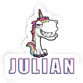 Einhorn Aufkleber Julian Image