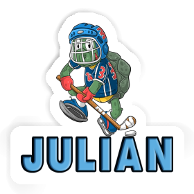 Julian Sticker Hockey Player Image