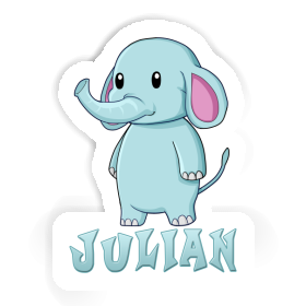 Sticker Elephant Julian Image