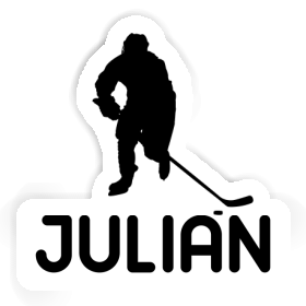 Hockey Player Sticker Julian Image