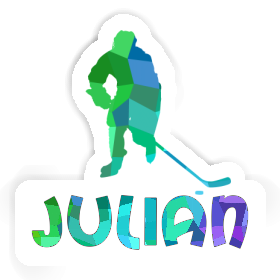 Hockey Player Sticker Julian Image