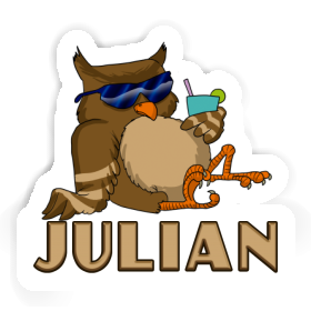 Julian Sticker Cool Owl Image