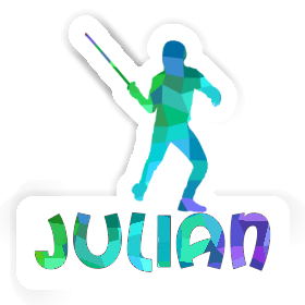 Julian Sticker Fencer Image