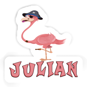 Flamingo Sticker Julian Image