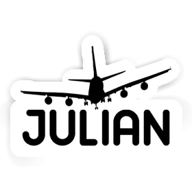 Sticker Airplane Julian Image