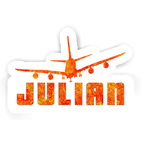Airplane Sticker Julian Image