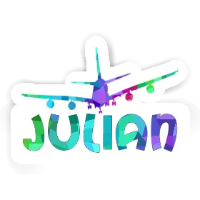 Sticker Airplane Julian Image