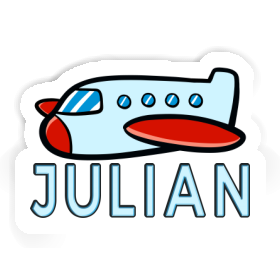 Sticker Airplane Julian Image