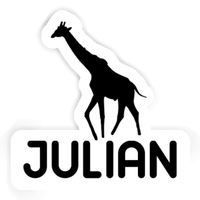 Sticker Giraffe Julian Image
