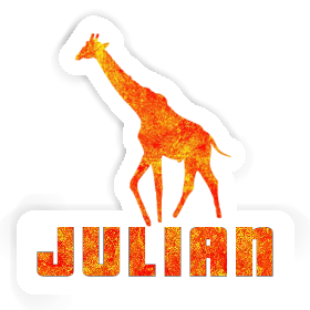 Sticker Julian Giraffe Image