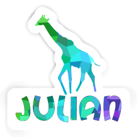 Sticker Julian Giraffe Image