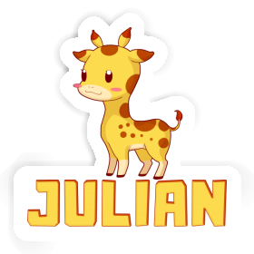 Giraffe Sticker Julian Image