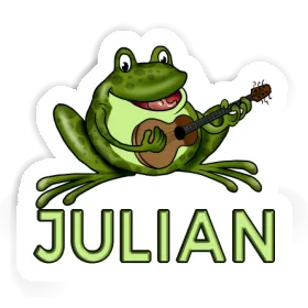 Frog Sticker Julian Image