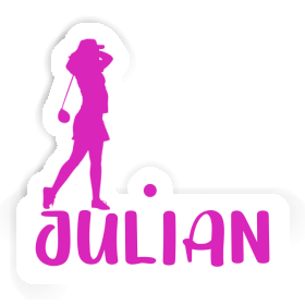 Sticker Golfer Julian Image