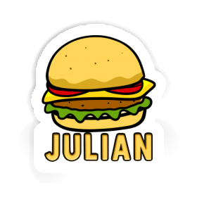 Julian Sticker Beefburger Image