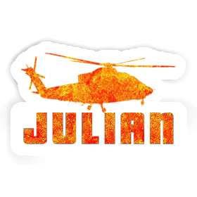 Helicopter Sticker Julian Image