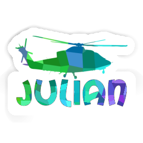 Sticker Helicopter Julian Image