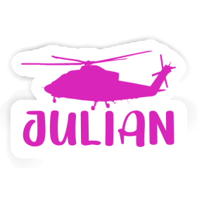 Sticker Helicopter Julian Image