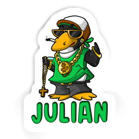 Julian Sticker Hip-Hop Penguin Image