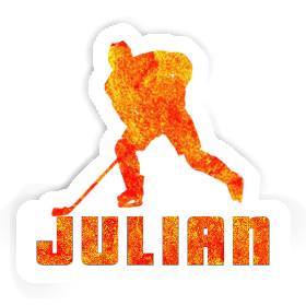 Sticker Julian Hockey Player Image